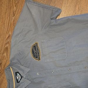 HARLEY DAVIDSON SNAP FRONT SHORT SLEEVE DRESS SHIRT..   #6023